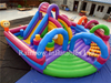 Outdoor Durable Inflatable Simple Color Playground for Sale