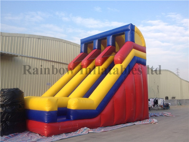 Outdoor Commercial Durable Inflatable High Slide for Adults