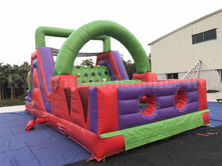 RB5042 （8x4m） Inflatable Commercial Obstacle Course/ Cheap Inflatable Obstacle Course