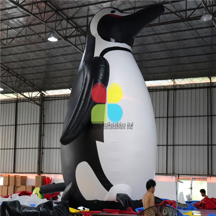 Giant Inflatable Cartoon Penguin Model for Advertising Inflatable Baby Penguin Replica 