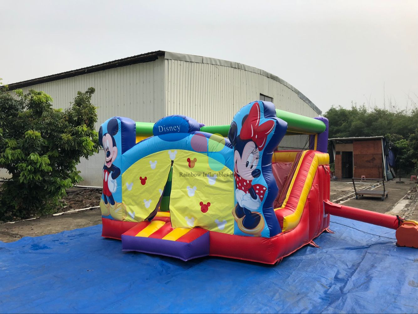 Inflatable Mouse Bouncy Castle for Kids, Outdoor Inflatable Jumping House