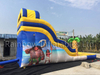 Outdoor Commercial Inflatable Moana Theme Water Slide Blow Up Vaiana Slide with Pool for Kids Children And Adult