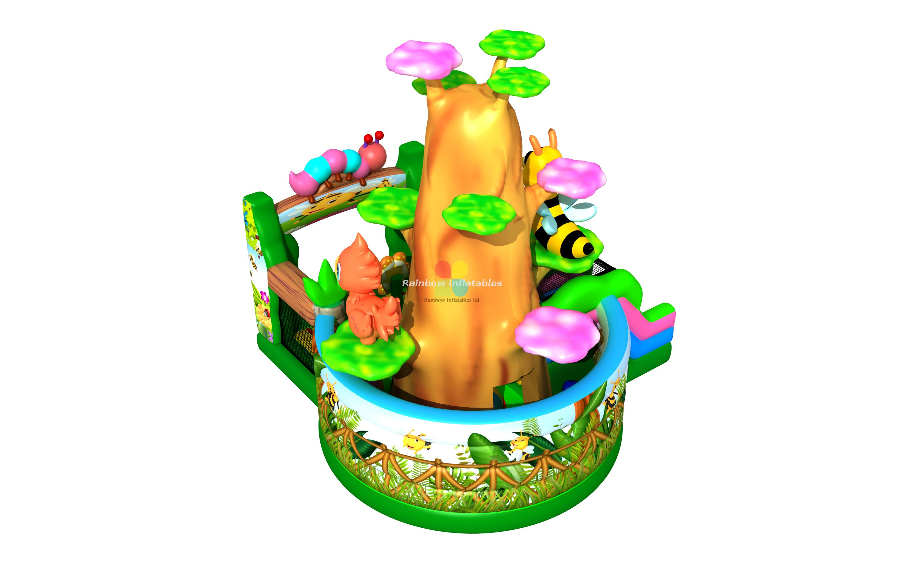Rainbow New Design of Insect Inflatable Playground