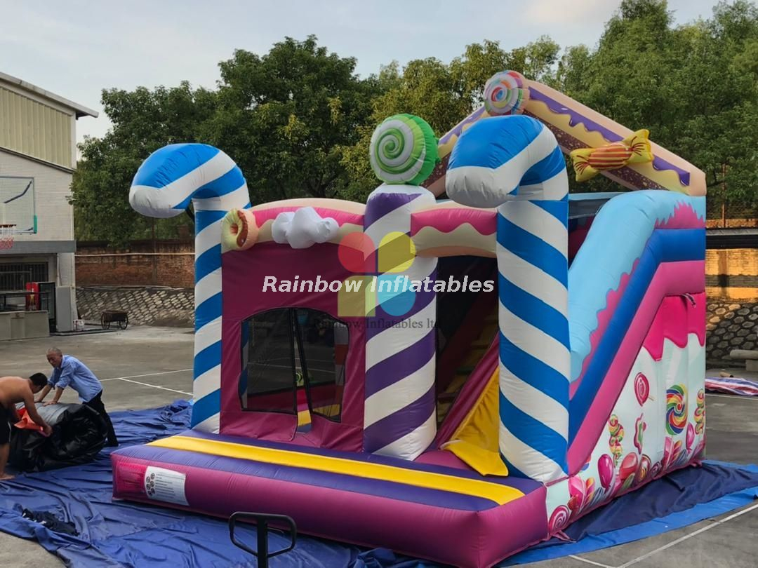RB5275 Inflatable candy Train Obstacle