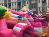 RB04277 7.5X6.5mX4m Inflatable Candy Series Theme Funcity with Slides for Child