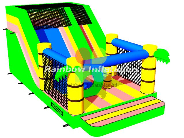 Rainbow Inflatable Slide for Child