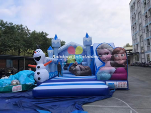 Inflatable Popular frozen slide for child