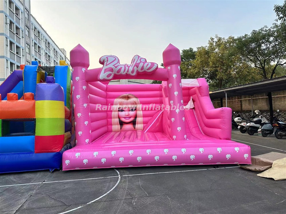 Top Selling Barbie Princess Castle for Sale, Inflatable Barbie Princess Combo