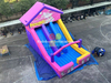 Popular Inflatable Unicorn Theme Slide with Velcro Banner, China Inflatable Suppliers of Unicorn Slide Castles