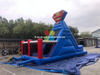 Customized cheap commercial Superman theme inflatable bouncer castle jumping bouncy inflatable slide