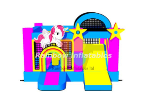 Best Commercial Inflatable Unicorns Theme Combo for Kids