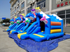 Inflatable dolphin theme bouncer