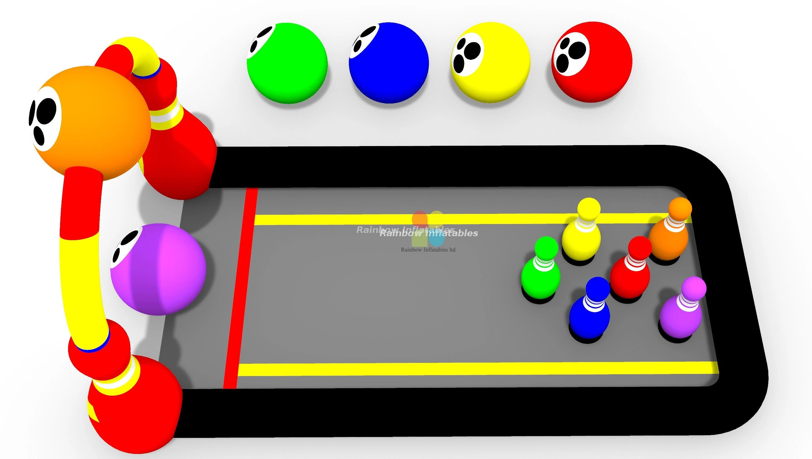 RB9431 Inflatable Bowling Alley