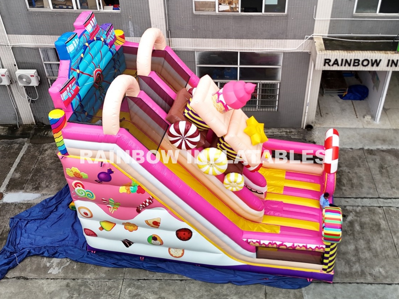 Inflatable Candy Theme Funcity Playground for Kids