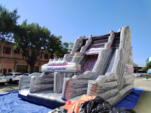 inflatable Rock climbing slide 