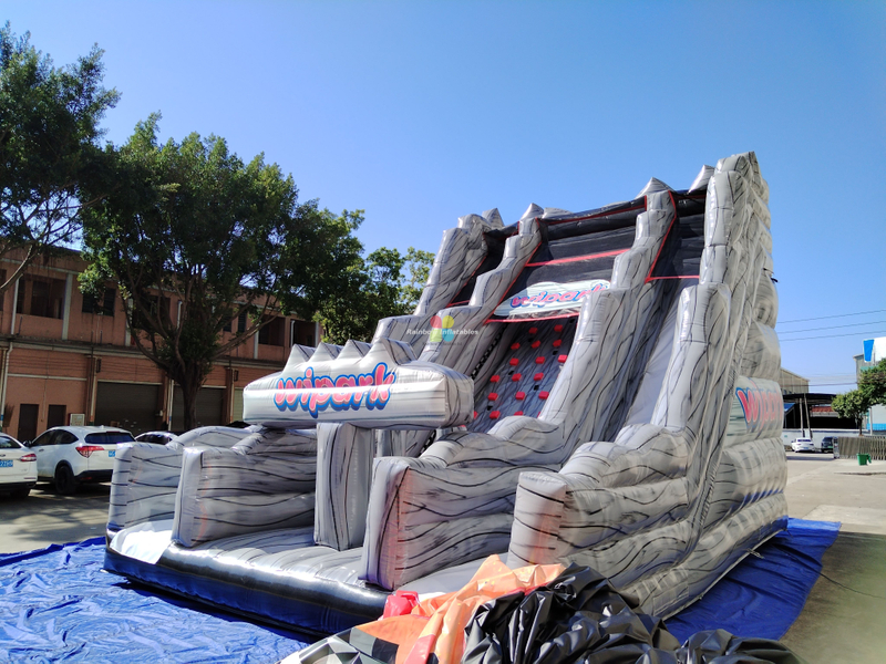 inflatable Rock climbing slide 