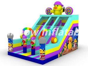 Inflatable Rubber duck slide