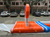 Inflatable water obstacle game module