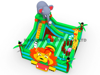 Zoo party inflatable