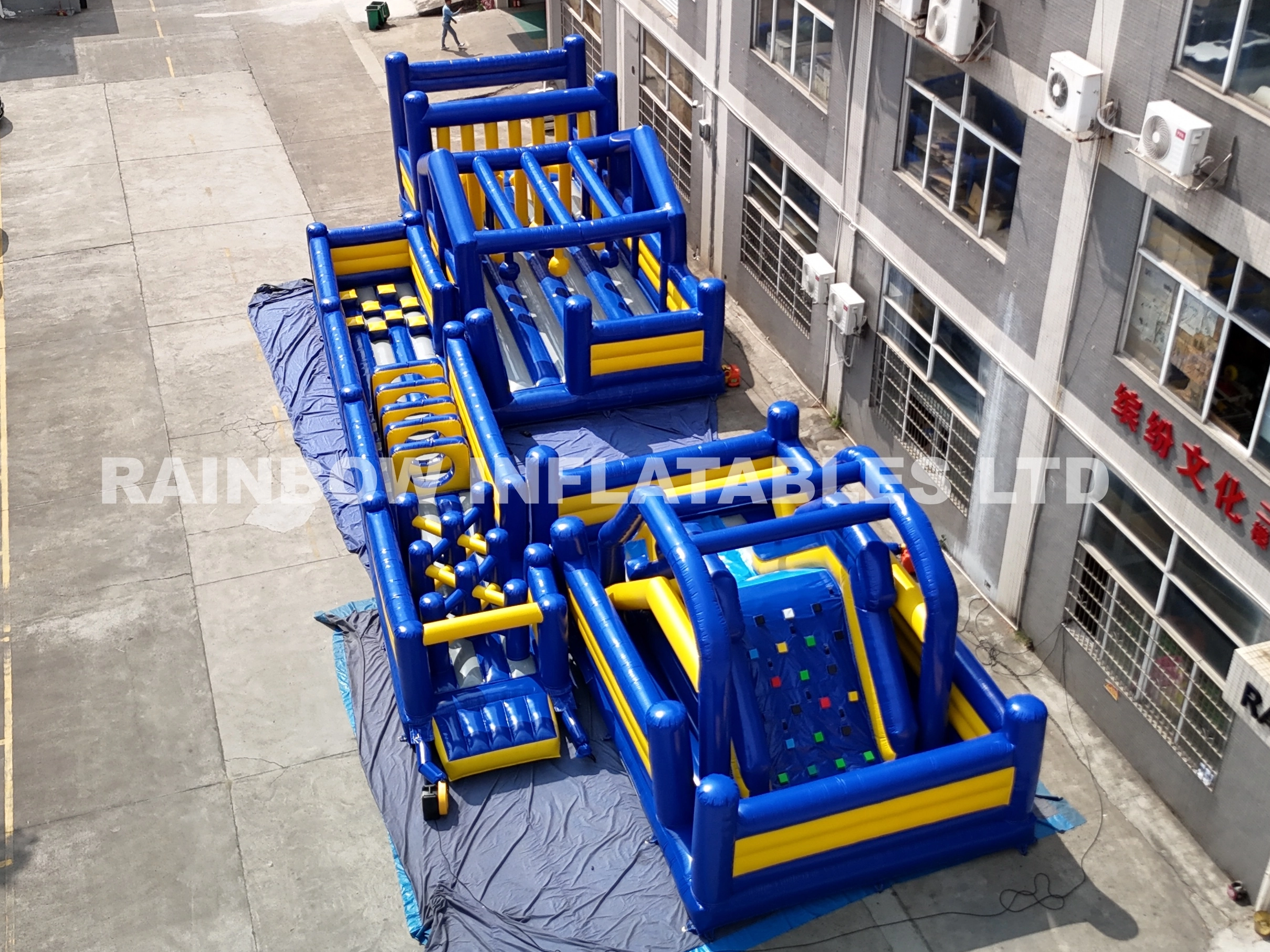 commercial inflatable obstacle course / inflatable obstacle course rental