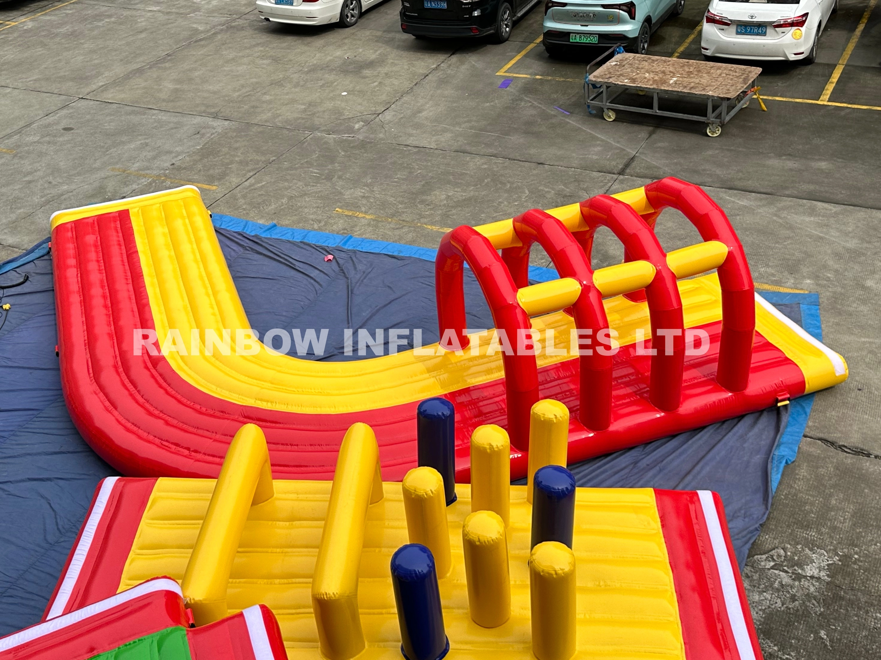 Inflatable Floating Water Game curve