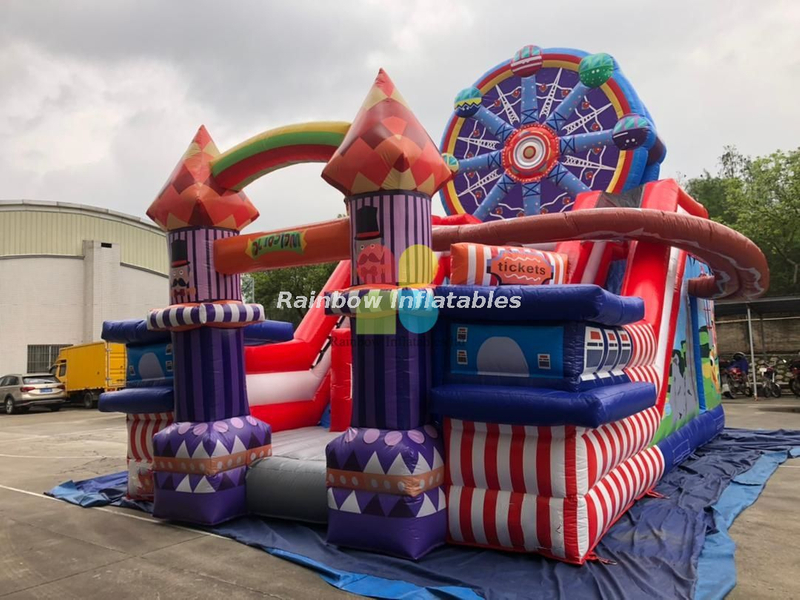 Big Inflatable Ferris Wheel Theme Funcity Playground for Kids