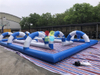 Commercial Sealed Inflatable crazy Kart Track -Rainbow