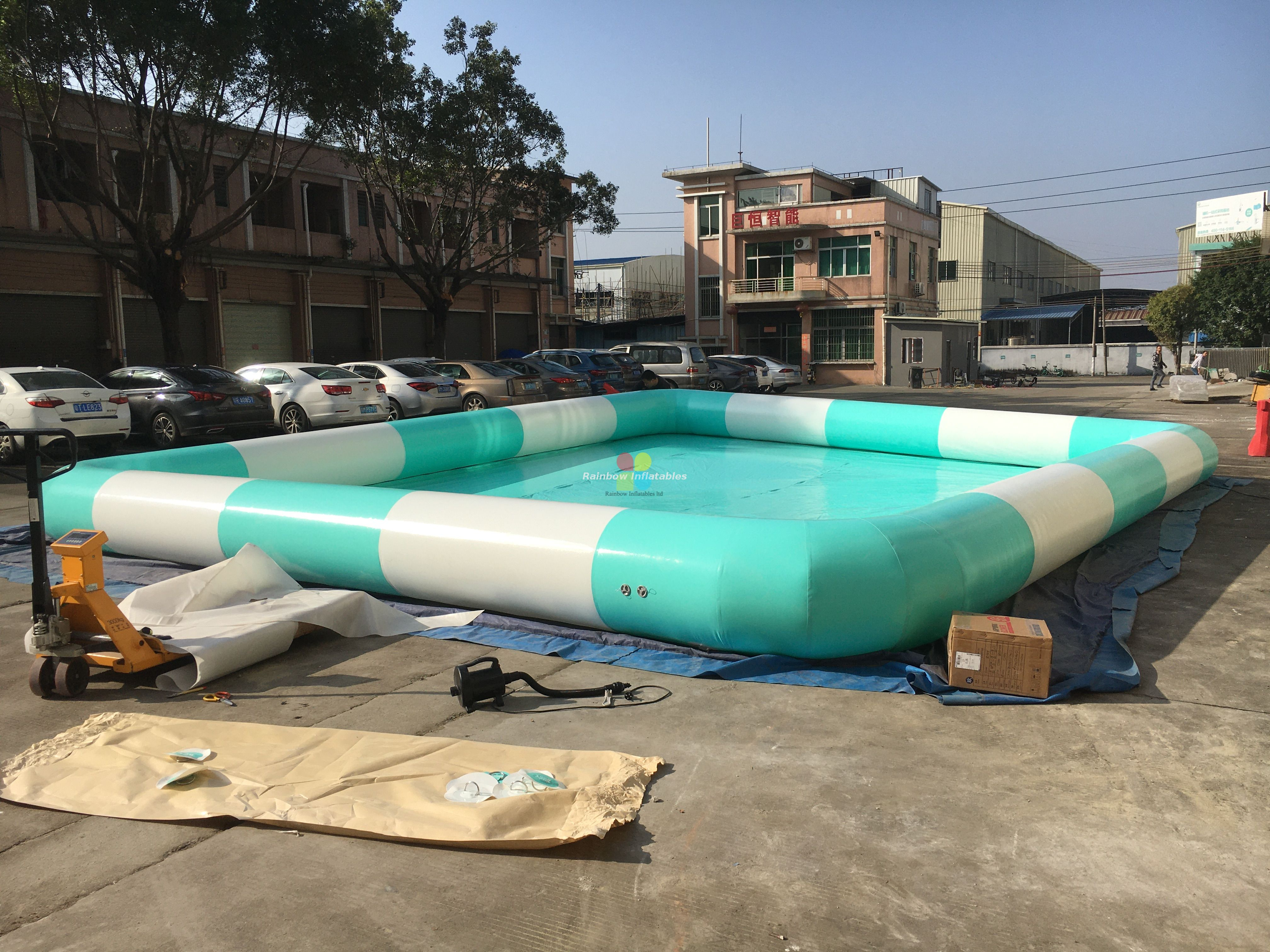 Inflatable Swimming Pool Water Walking Wall Pool by Rainbow RB30039 