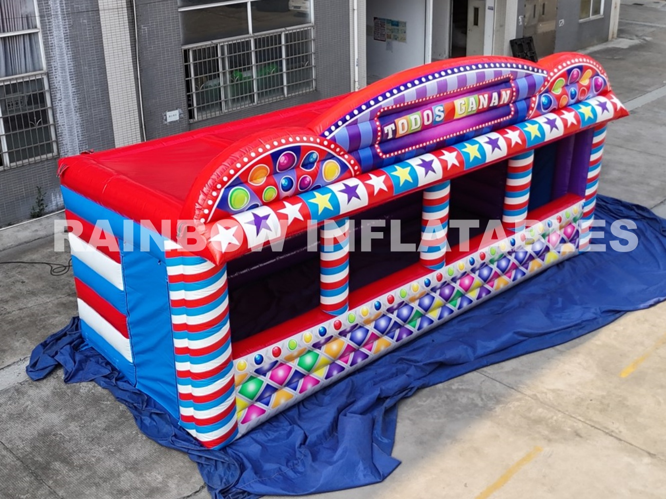 outdoor inflatable carnival game