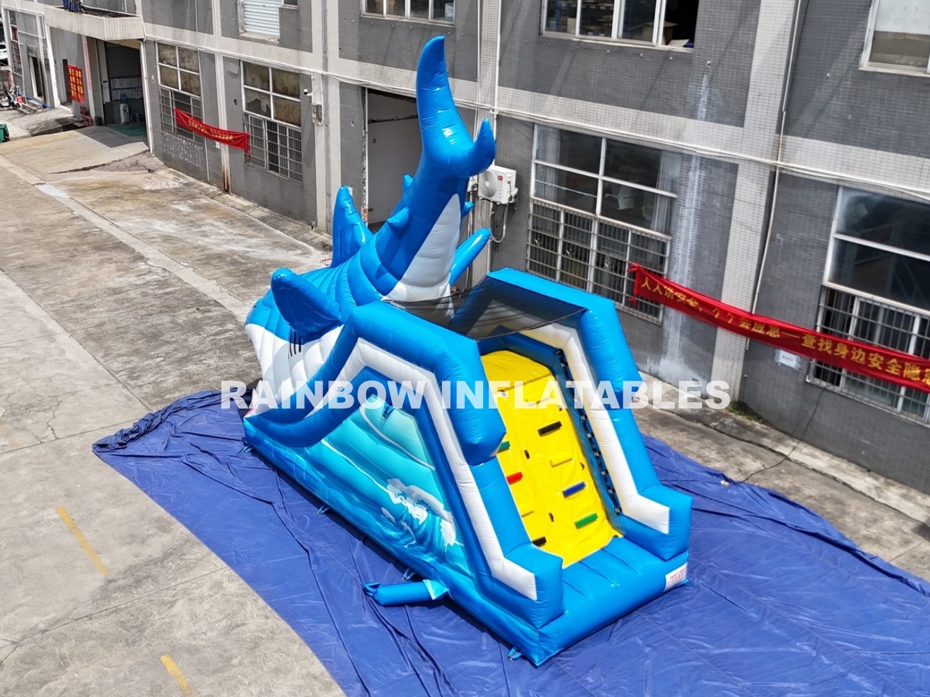 Inflatable Shark Slide