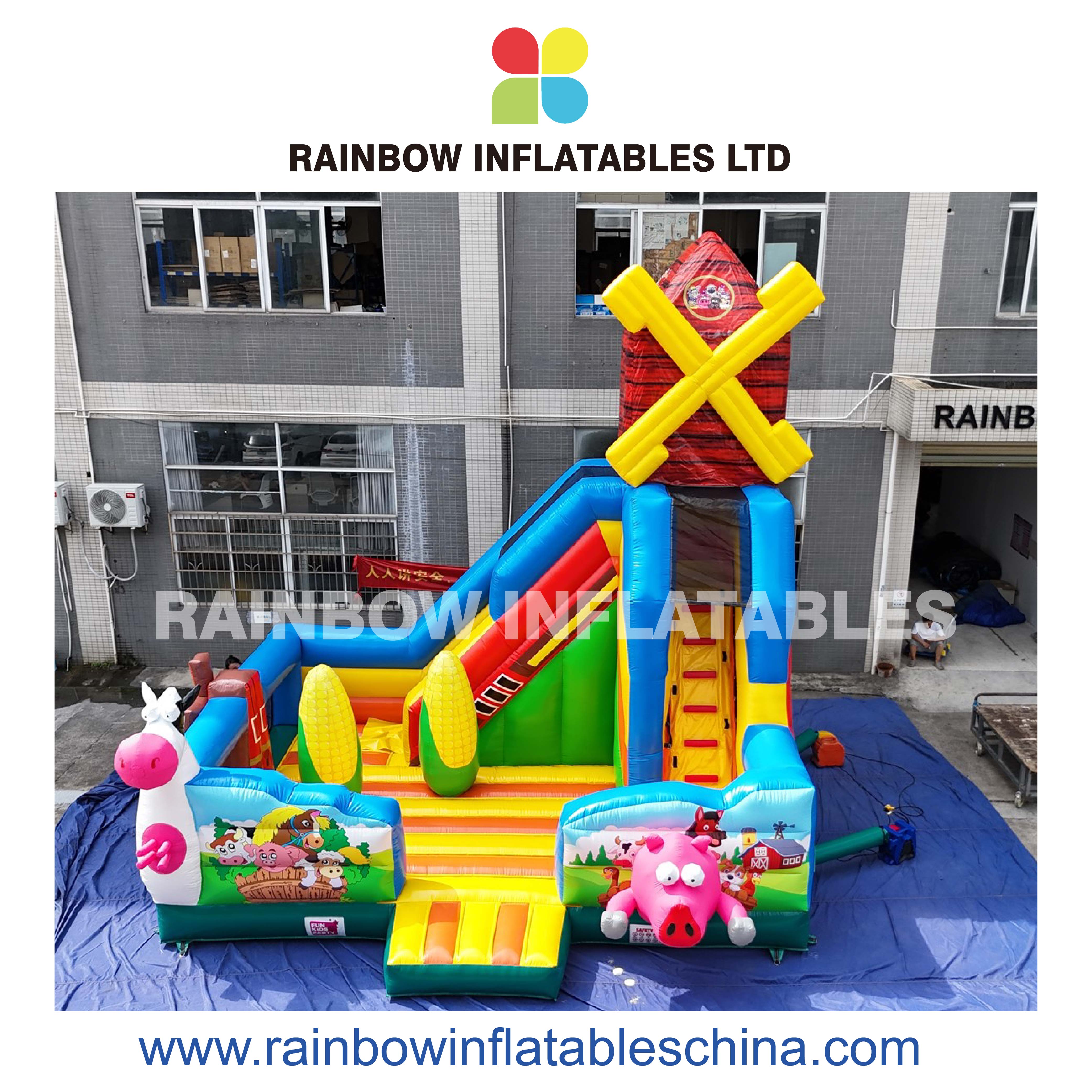 Inflatables Farm theme park from China manufacturer - Rainbow ...