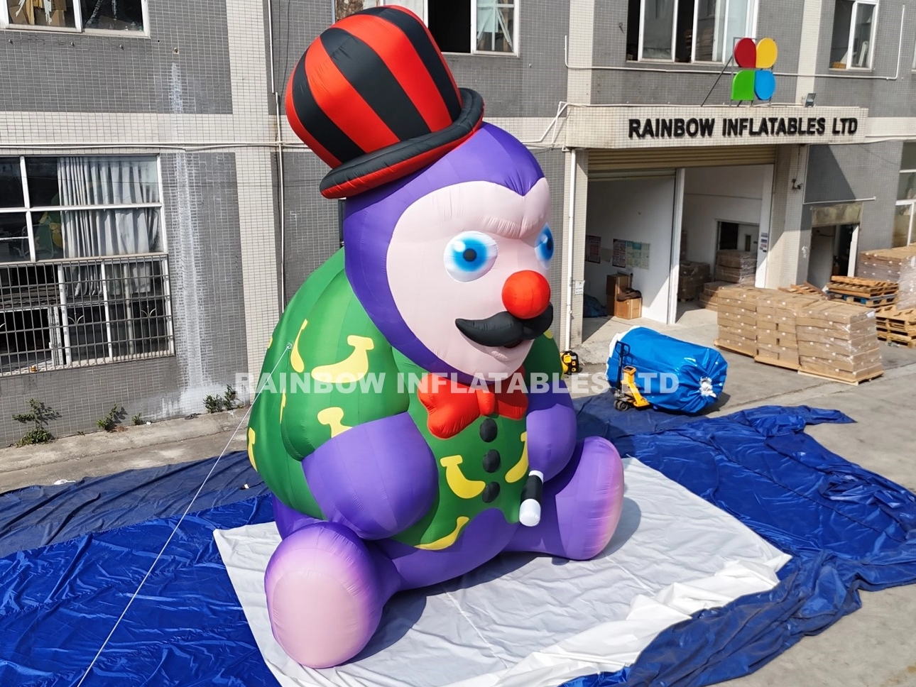 Inflatable Clown Cartoon Character