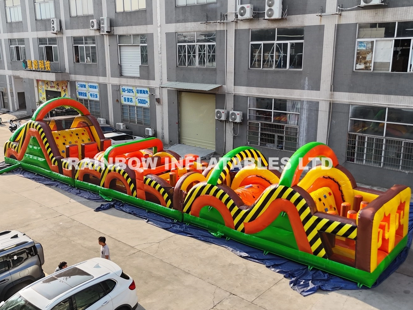 tactical inflatable obstacle