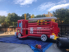 Inflatable Fire Truck Jumper Fire Station & Fire Truck Inflatable Obstacle