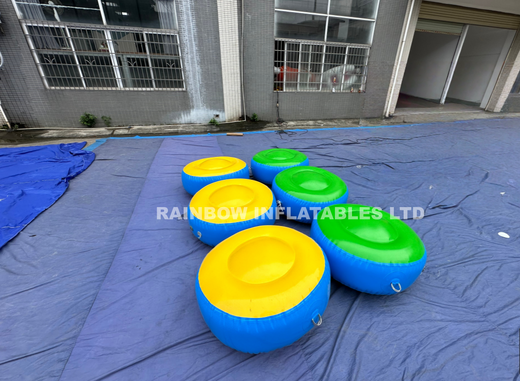 Inflatable Floatpanel stepping Bridge