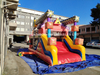 Inflatable Obstacle Play Structure with Construction Worker Design for Kids
