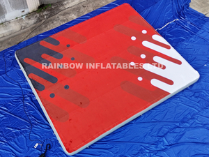 Inflatable drop stitch basketball court