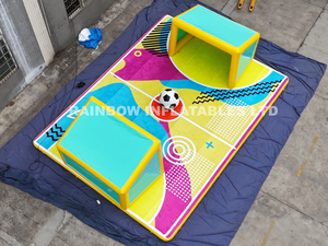 Inflatable soccer field