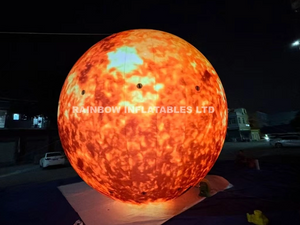 Giant Inflatable Sun with LED Lights