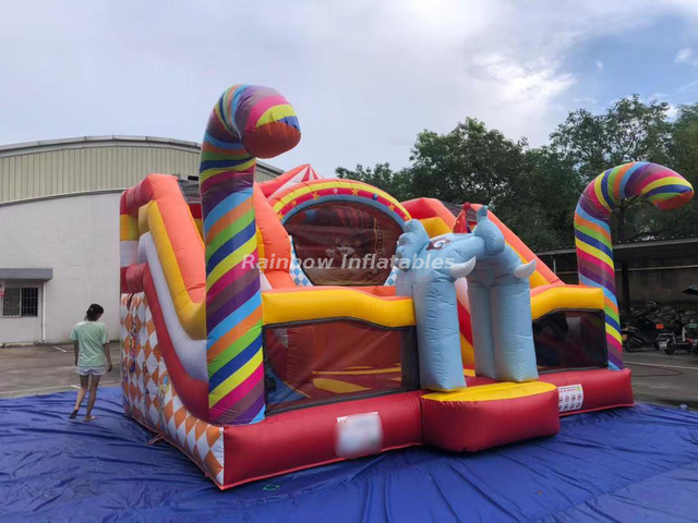 Carnival Inflatable Bounce Combo From Guangzhou Rainbow Inflatables 