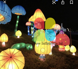 Lighting Inflatable mushroom decoration mushrooms for music festival 