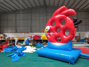 Inflatable Football Toss Game Angry Birds