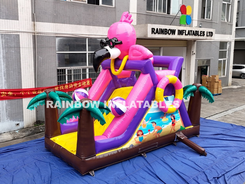 Inflatable Flamingo Slide
