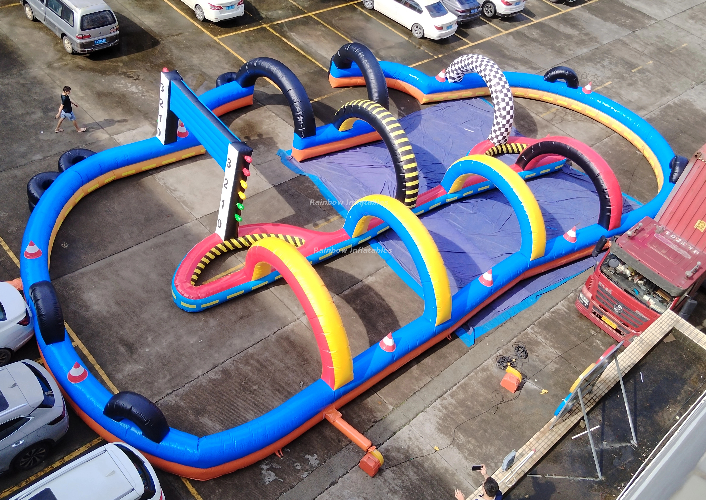 Inflatable giant air track for sale