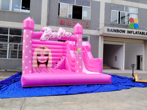 Top Selling Barbie Princess Castle for Sale, Inflatable Barbie Princess Combo