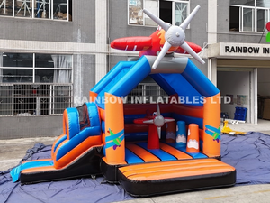 RB3317（6x4.8x5.4mH）Super Airplane Bounce House