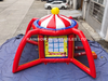 3-in-1 Carnival Game Inflatable with Darts Tic Tac Toe Connect 4