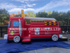 Inflatable Fire Truck Jumper Fire Station & Fire Truck Inflatable Obstacle