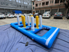 Inflatable smoke stacks water game module