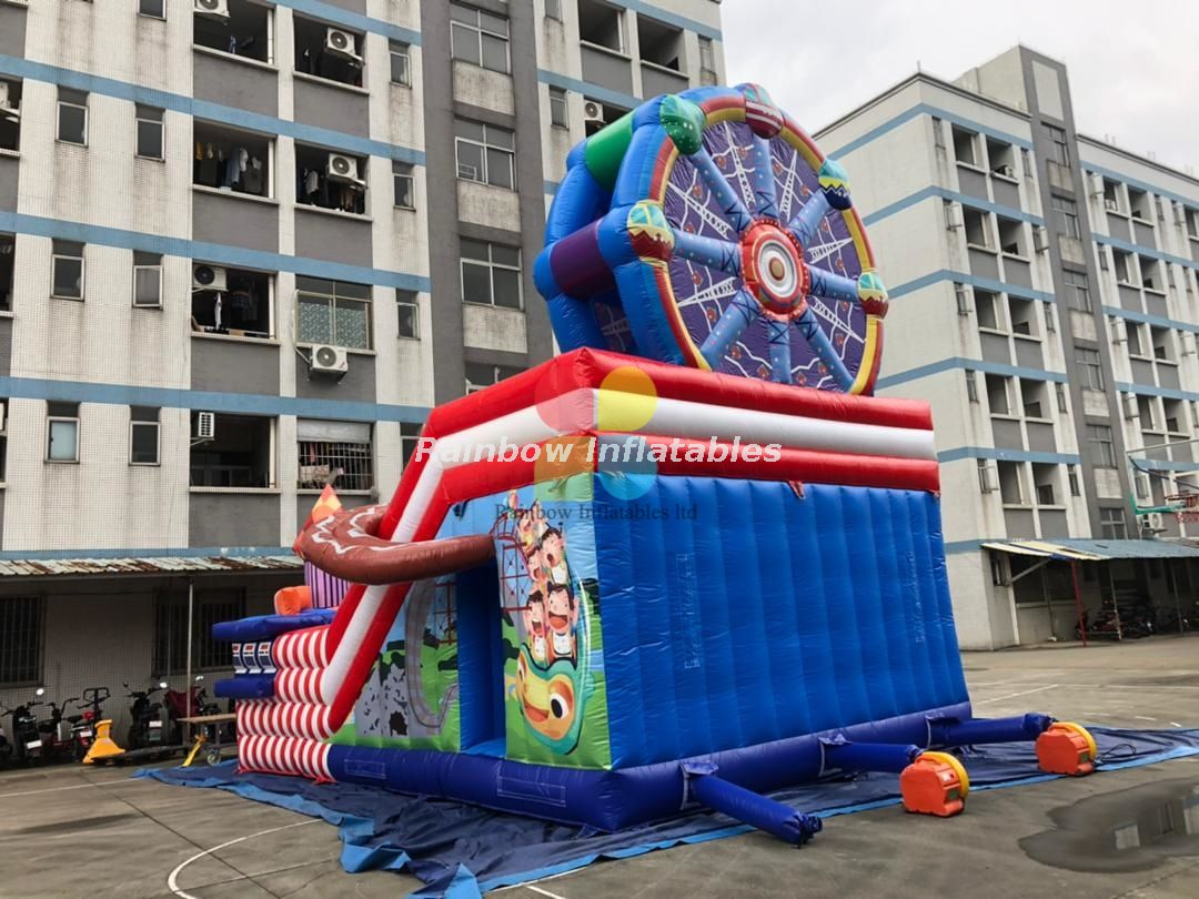 Big Inflatable Ferris Wheel Theme Funcity Playground for Kids